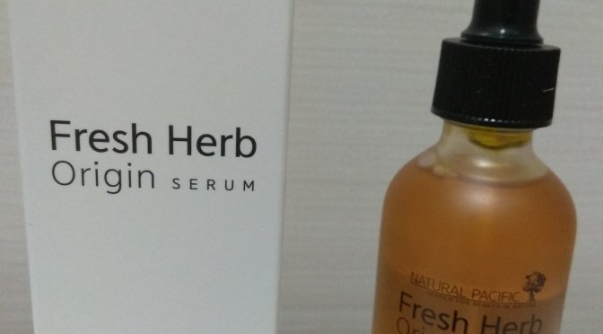 First Impression : Nature Pasific Fresh Herb Origin Serum
