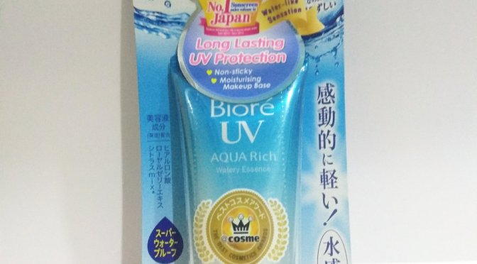 Review : Biore UV Aqua Rich Watery Essence